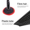 Black Unicorn Handle Red Flame Bristles Makeup Brush Set Cosmetics Blending Brushes