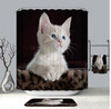 Bathroom Decor 3D Print Customized Animal Beast Waterproof  Curtains