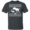 T-Rex Attack Moose Ugly Sweater Dino Christmas Shirts