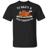 Turkey and Touchdowns Shirt Funny Football Thanksgiving