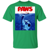 Paws Jaws Funny Cat T-Shirt
