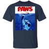 Paws Jaws Funny Cat T-Shirt