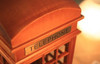"Call Your Mom!" Red Phone Booth Clockwork Music Box