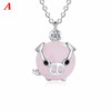 Cute Rose Gold Pendant Lucky Pig Necklace