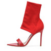 Red Ankle Stretch Heels