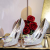 Rhinestone Wedding Heels (4 Options To Choose From)