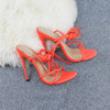 Candy Color Ankle Strap High Heels (4 Colors To Choose From)