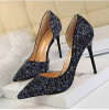 Women Pumps Extrem Sexy High Heels Women Shoes Thin Heels Female Shoes Wedding Shoes Gold Sliver White Ladies Shoes