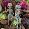 2pcs Space Alien Figures