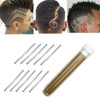 1Pcs Profession Hair Trimmer DIY Salon Magic Engraved Beard Hair Shavings Barber Hairdressing with 10Pcs Blades for Hair Styling