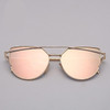 RBRARE 2019 Classic Luxury Sunglasses Women Cateye Vintage Metal Glasses For Women Mirror Retro Lunette De Soleil Femme UV400