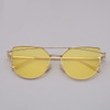 RBRARE 2019 Classic Luxury Sunglasses Women Cateye Vintage Metal Glasses For Women Mirror Retro Lunette De Soleil Femme UV400