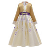 Baby Girls Dress Anna Cosplay Costume Snow Queen Elsa 2 Dresses Anna Dress for Birthday Halloween Cosplay Costume