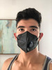 N95 BLACK Respirator Mask Reusable, (FDA Registered) Face Mask