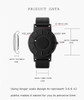 Creative Magnetic Bearing Wrist Watch