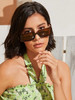 Cassandra Rectangle Sunglasses