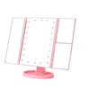 Trifold Lighted Magnification Mirror