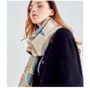 Flower Print Wool Scarf