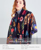 Flower Print Wool Scarf
