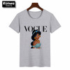Women 2019 Summer Graphic Tee Shirt Femme Funny Princess Vogue Harajuku