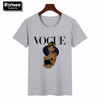 Women 2019 Summer Graphic Tee Shirt Femme Funny Princess Vogue Harajuku