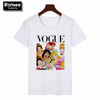 Women 2019 Summer Graphic Tee Shirt Femme Funny Princess Vogue Harajuku