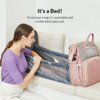 Multi-Functional Baby Bag with Expandable Baby Rack