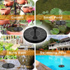 Solar Flow - Solar Powered Bird Bath Fountain