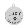 Personalized Engraved Stainless Steel Cat ID Tags