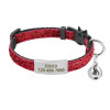 Quick-Release Cat Collar with Customized Name Tag and Bell