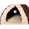 Warm Folding Velvet Cat House with Removable Cushion Warm Folding Velvet Cat House with Removable Cushion