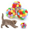 Candy Color Ball Cat Toy Filled with Organic Catnip