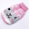 Warm Dog Sweater Knitted With Pattern