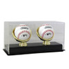 Double Gold Glove Baseball Display Case