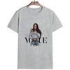 T Shirt Vogue Letter Harajuku Female T-shirt T Shirt Vogue Letter Harajuku Female T-shirt