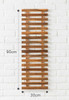 Solid Wood Flower Stand Wall Decoration