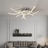 Chrome Gold Lustre led Modern Chandelier for home