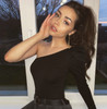 One Shoulder Puff Sleeve Fitted Bodysuit