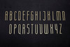 Golden Brass Letters Decoration by SIA