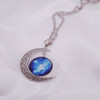 Galaxy Moon Necklace