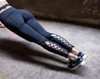Yoga Pants Cross Leggings Cutout Tie Cuff Workout Tights