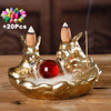 Double Dragon Backflow Incense Burner