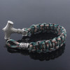 Viking Survival Paracord Bracelet (Thor's Hammer) Mjolnir