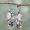 (CLEARANCE) Vintage Moonstone Dangle Earrings