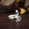 925 Silver Peacock Adjustable Fairytale Ring 925 Silver Peacock Adjustable Fairytale Ring