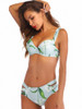 Padded Triangular Split High Waist Bikini
