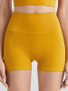 Wide Waistband Duirky-dry Solid Biker Shorts
