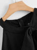 Plus Tie Front Halter Dress