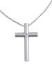 Solitaire Diamond Cross Pendant