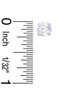 6mm Cubic Zirconia Stud Earrings 6mm Cubic Zirconia Stud Earrings